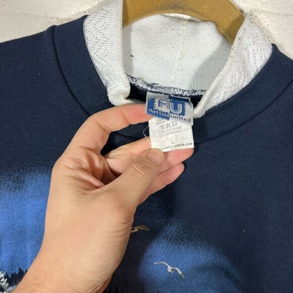 Vintage Nature Wraparound Sweatshirt - Picture 5 of 9